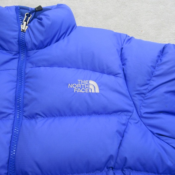 North Face Down Nuptse Jacket Women Small Purple 700 Fill Insulated Quilted Puff - Picture 8 of 15